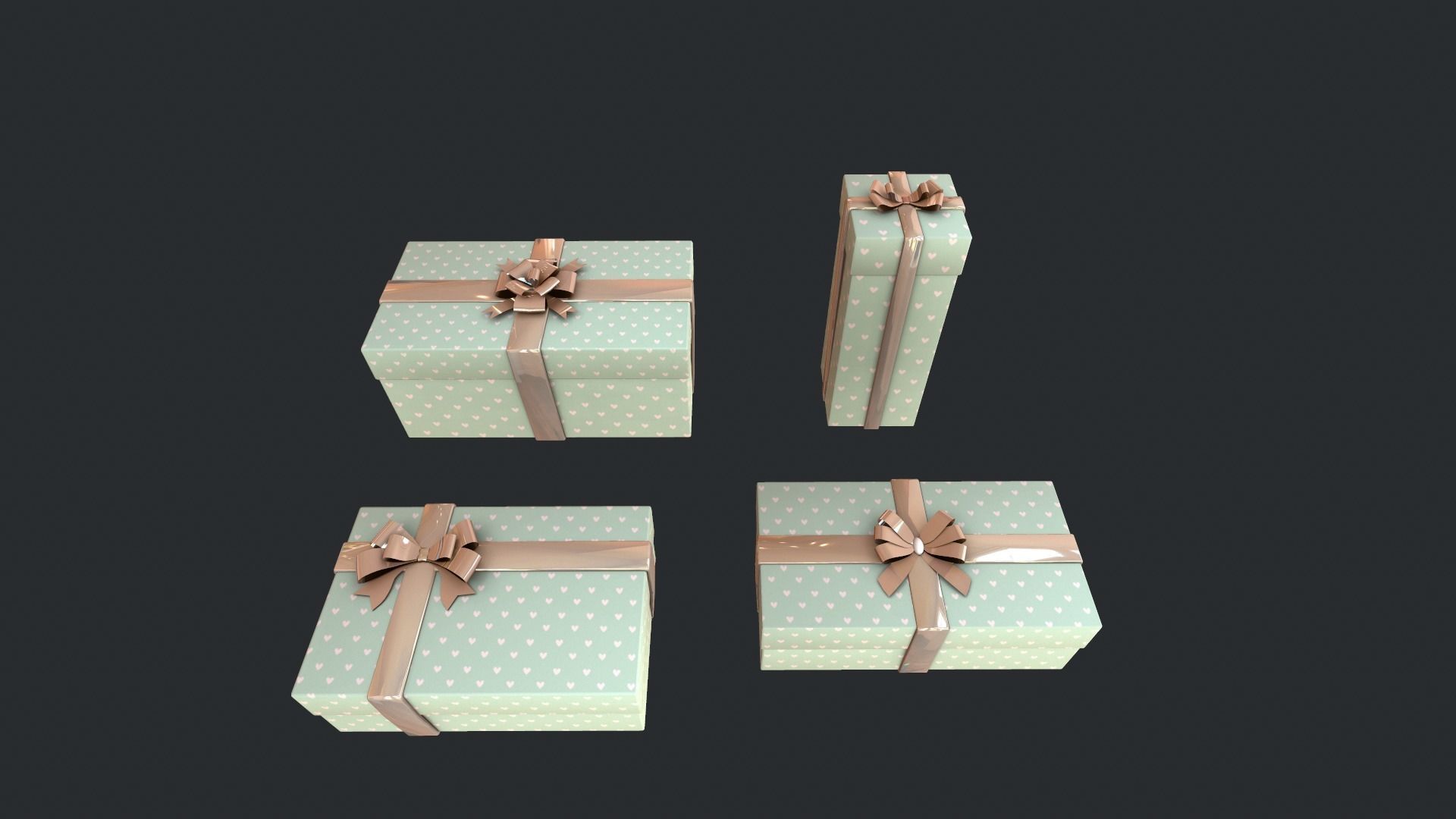 Gift boxes 3 3D model_10