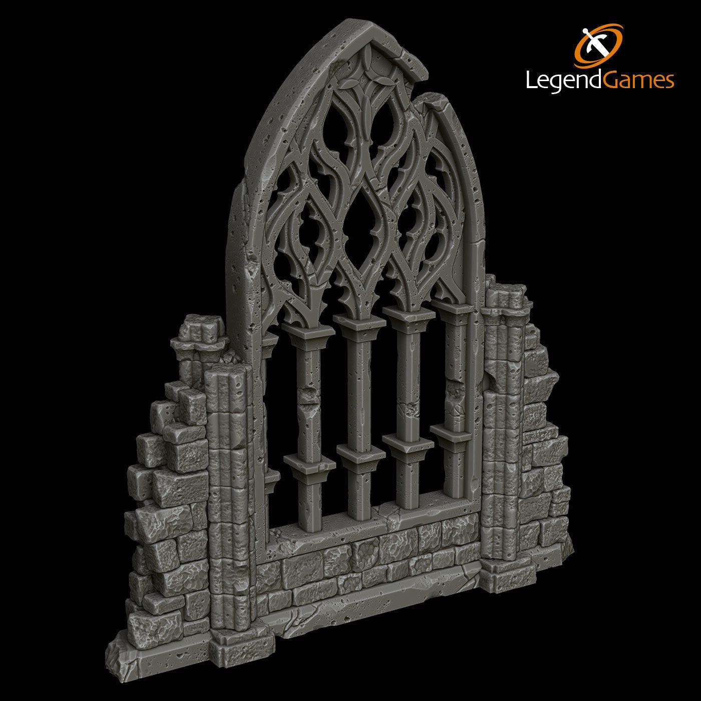 LegendGames Gothic Ruins Complete Set 3D print model_8