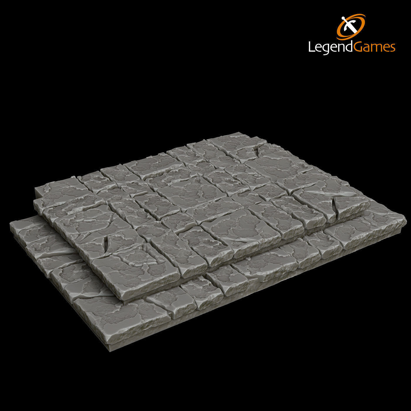 LegendGames Gothic Ruins Complete Set 3D print model_6