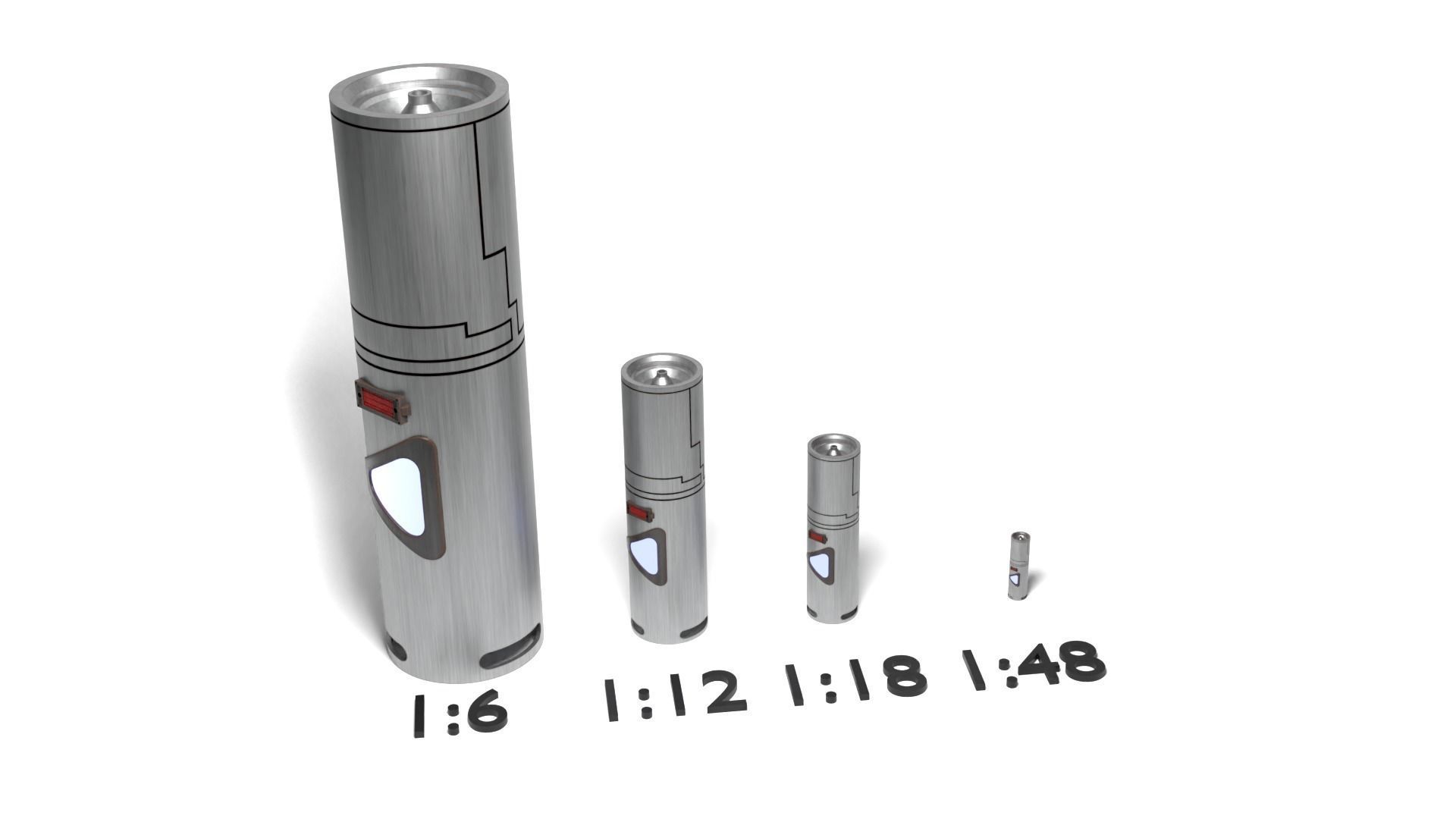 Coaxium Transport Container 1-12 scale Blackseries  3D print model_9