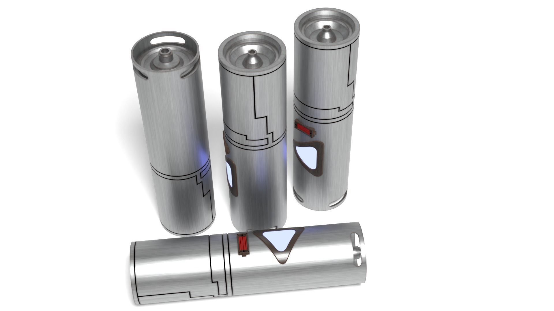 Coaxium Transport Container 1-18 scale Kenner Hasbro 3D print model_2