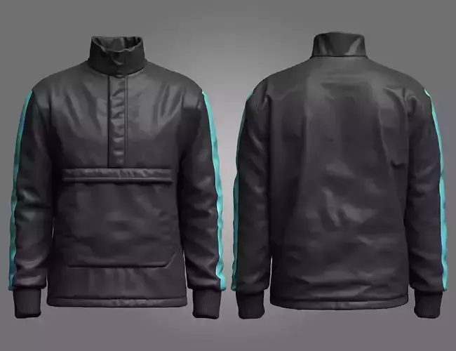 Mens Jacket 3d Model