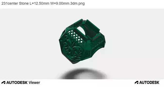 Men Emerald Cut Ring