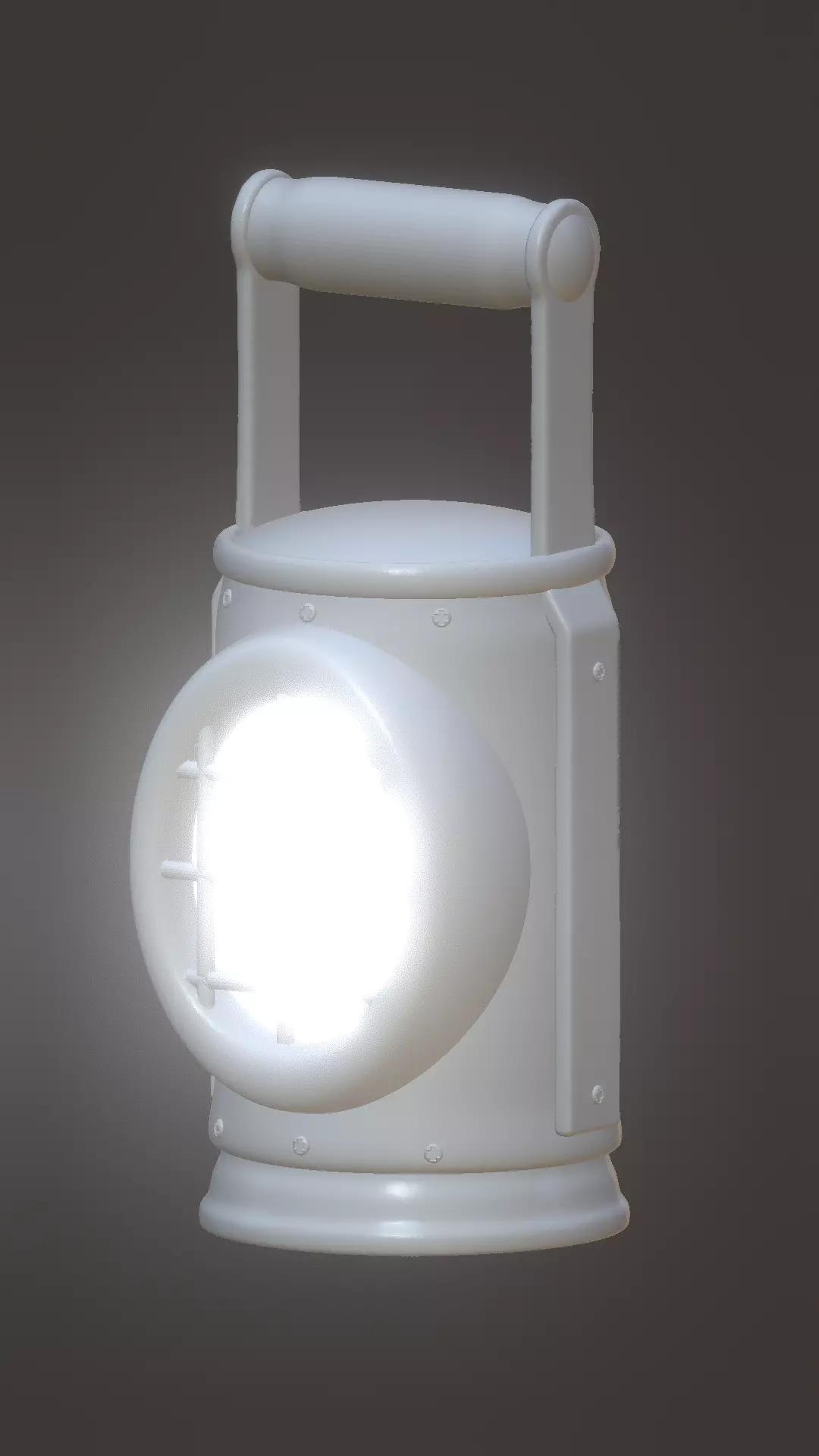 Old lamp Free low-poly 3D model