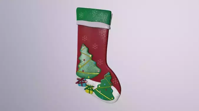 Christmas Decor Hanging Sock E