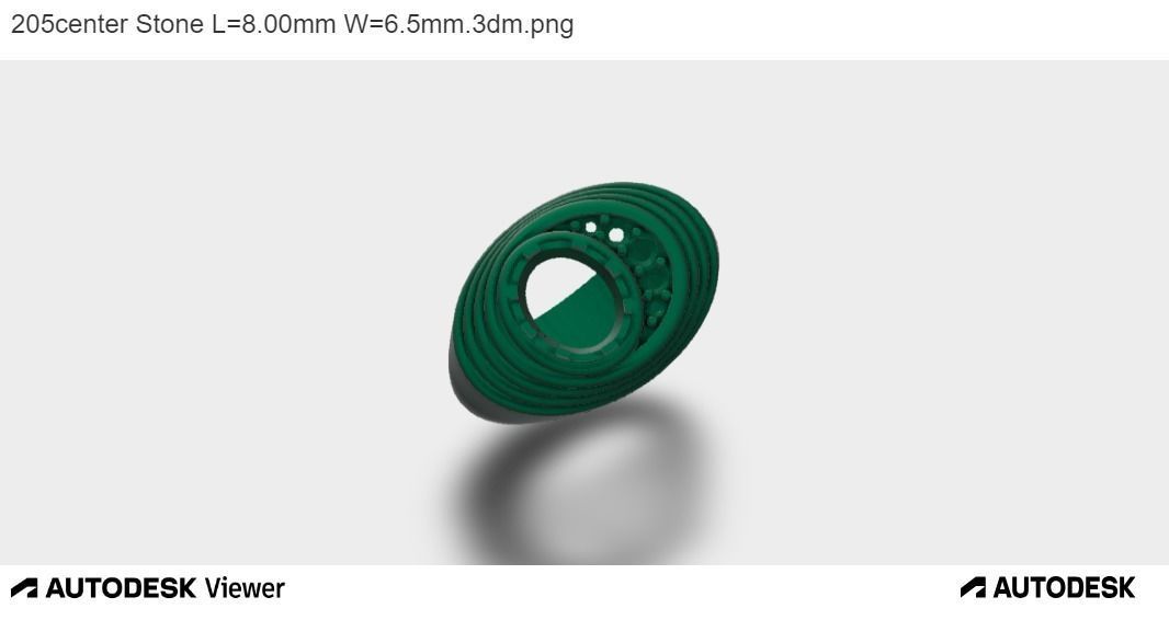 Men Oval Ring 3D print model_10