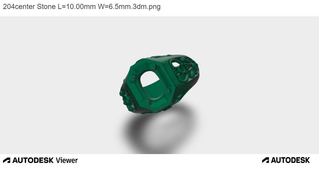 Men Oval Ring 3D print model_12