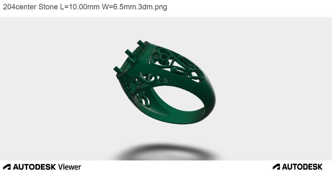 Men Oval Ring 3D print model_4