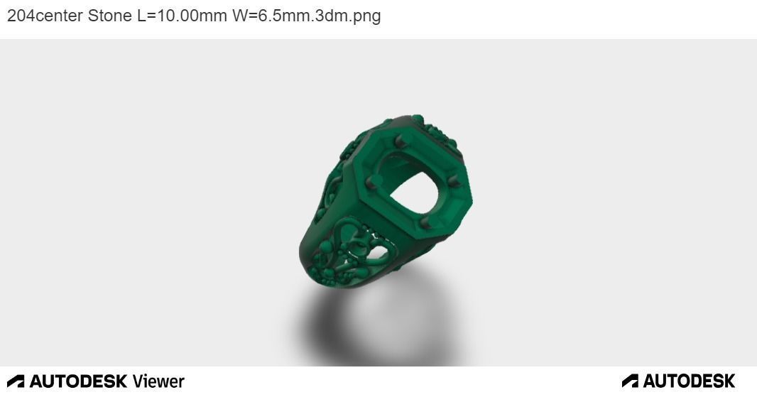 Men Oval Ring 3D print model_7