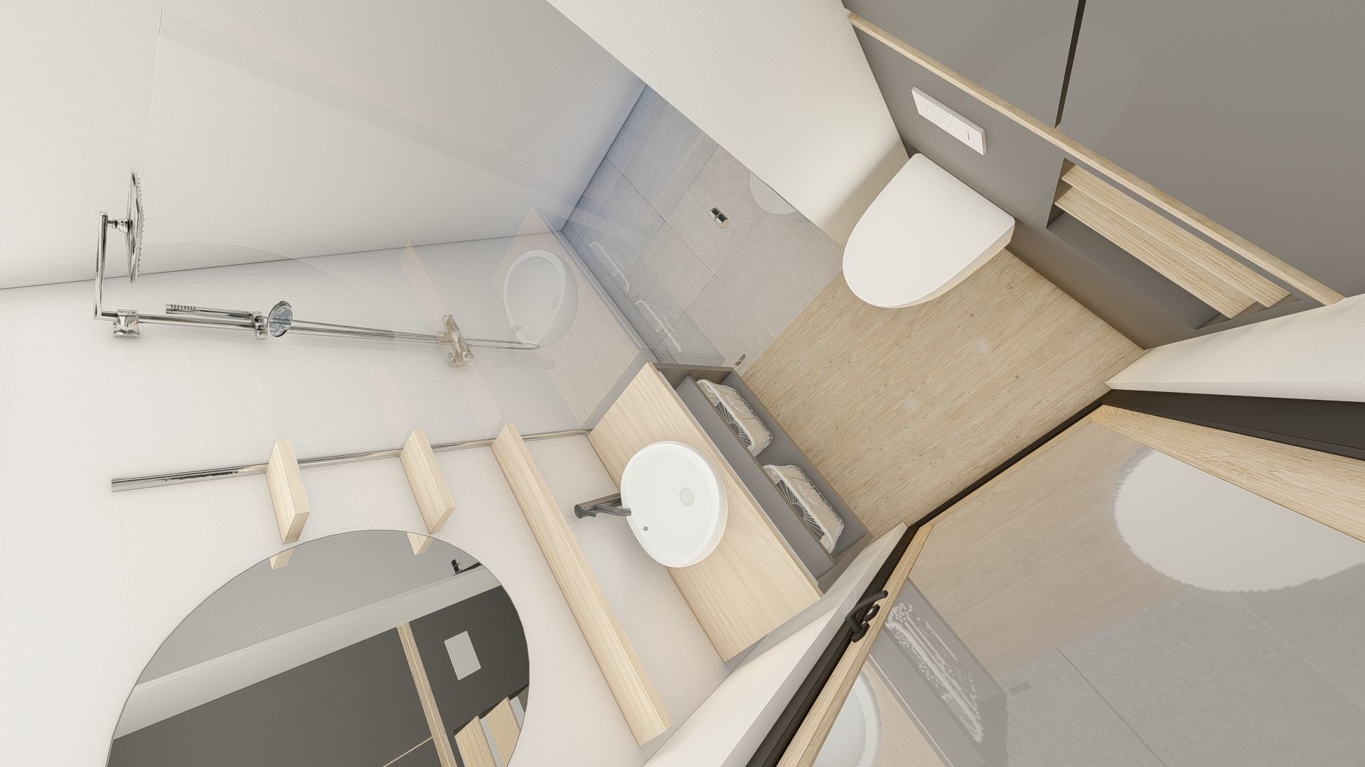 A-frame Alexa 30m2 basic plans 3D model_37