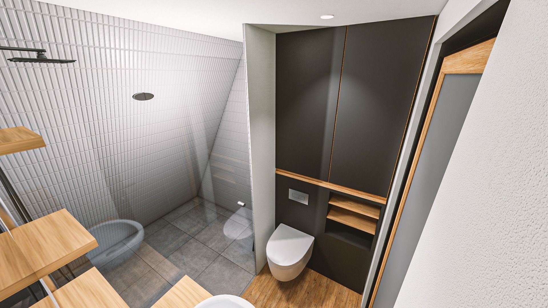 A-frame Alexa 30m2 basic plans 3D model_16