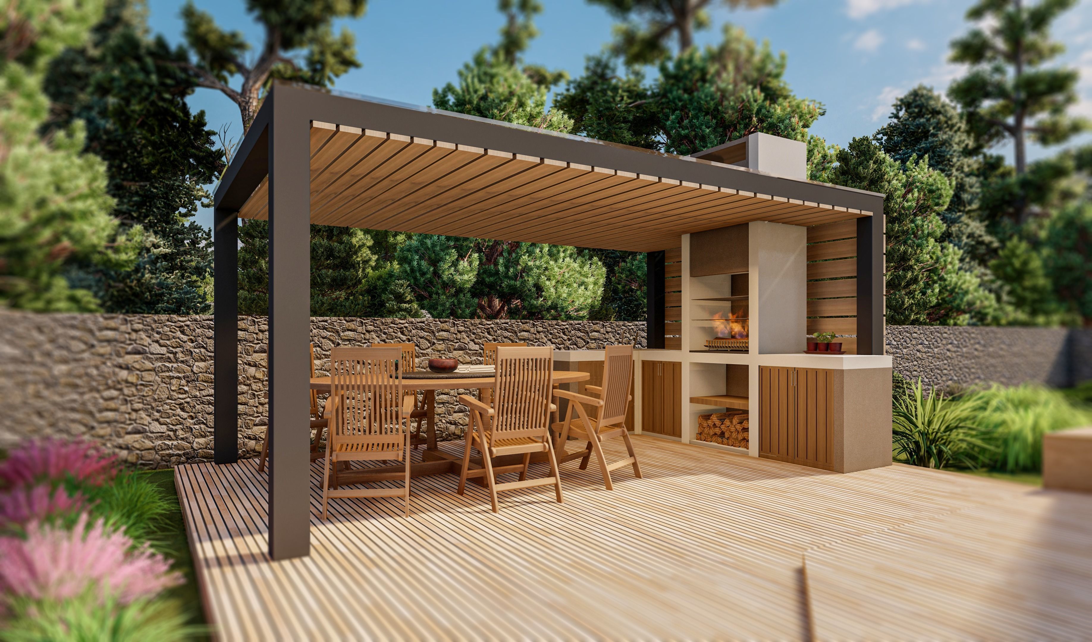 A-frame Alexa 30m2 basic plans 3D model_8