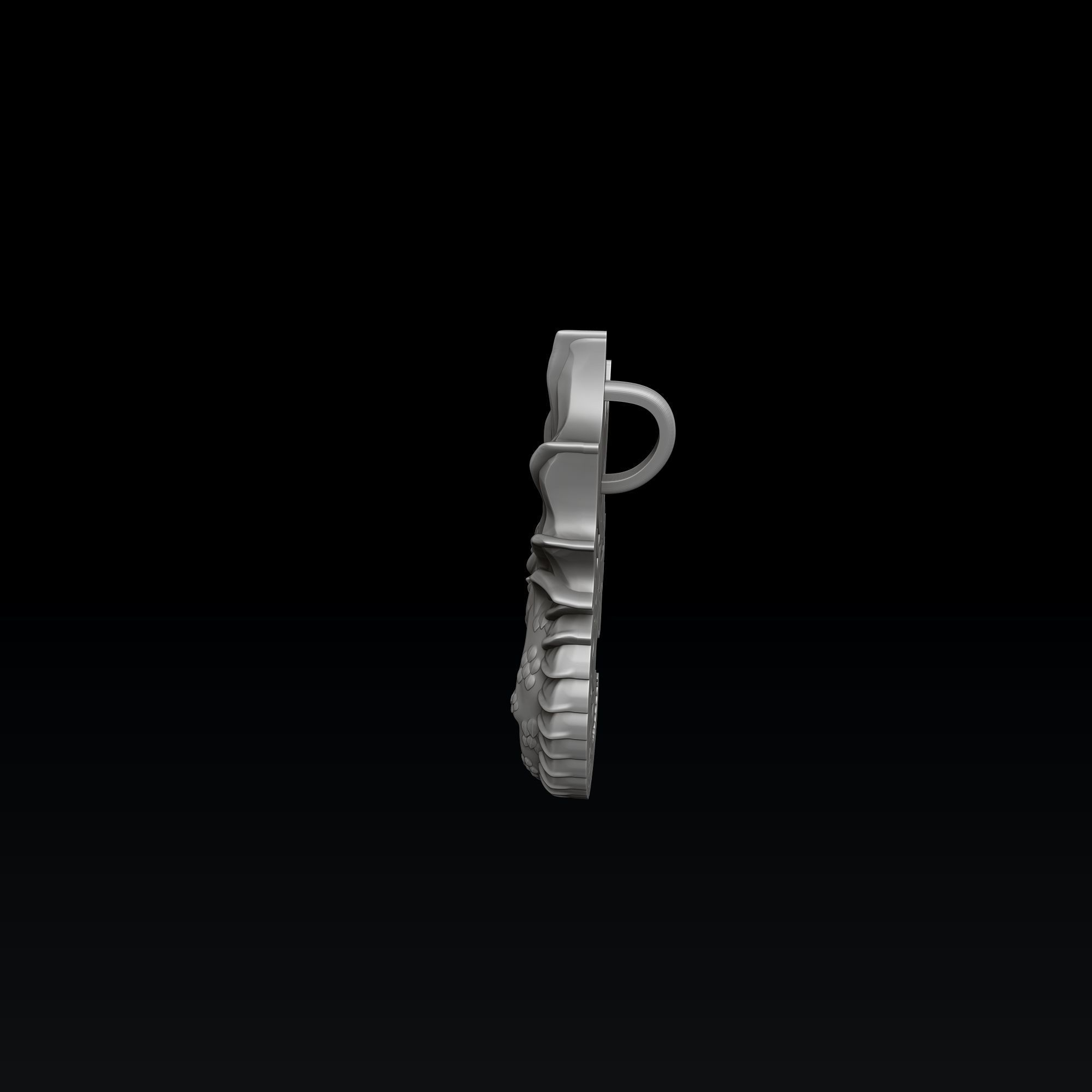 Baby Dragon Pendant 3D print model_4