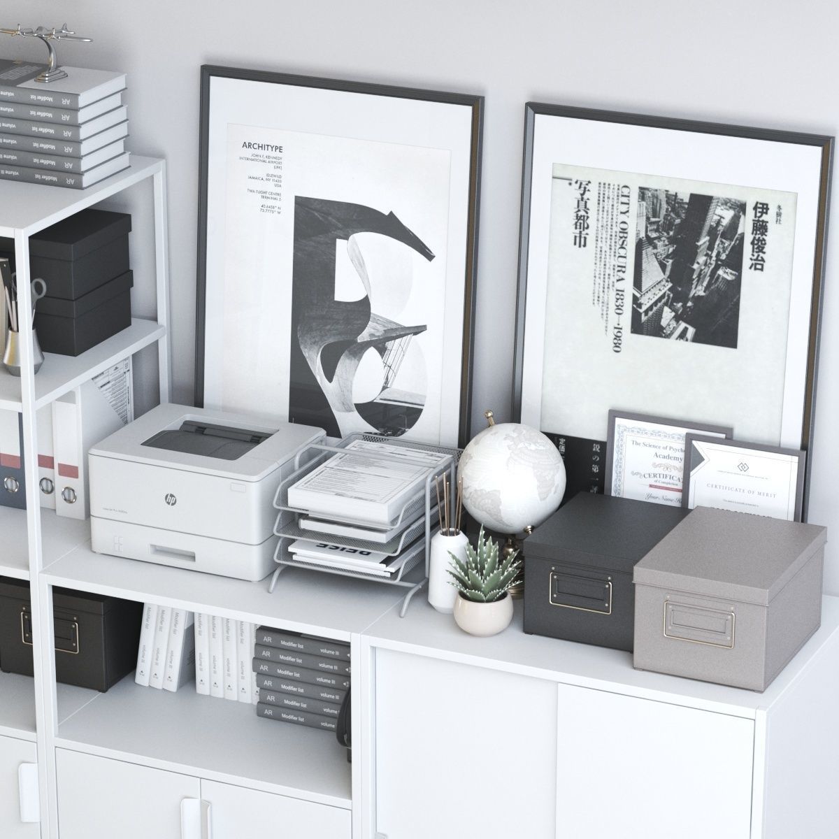 IKEA  TROTTEN rack 3D model_5