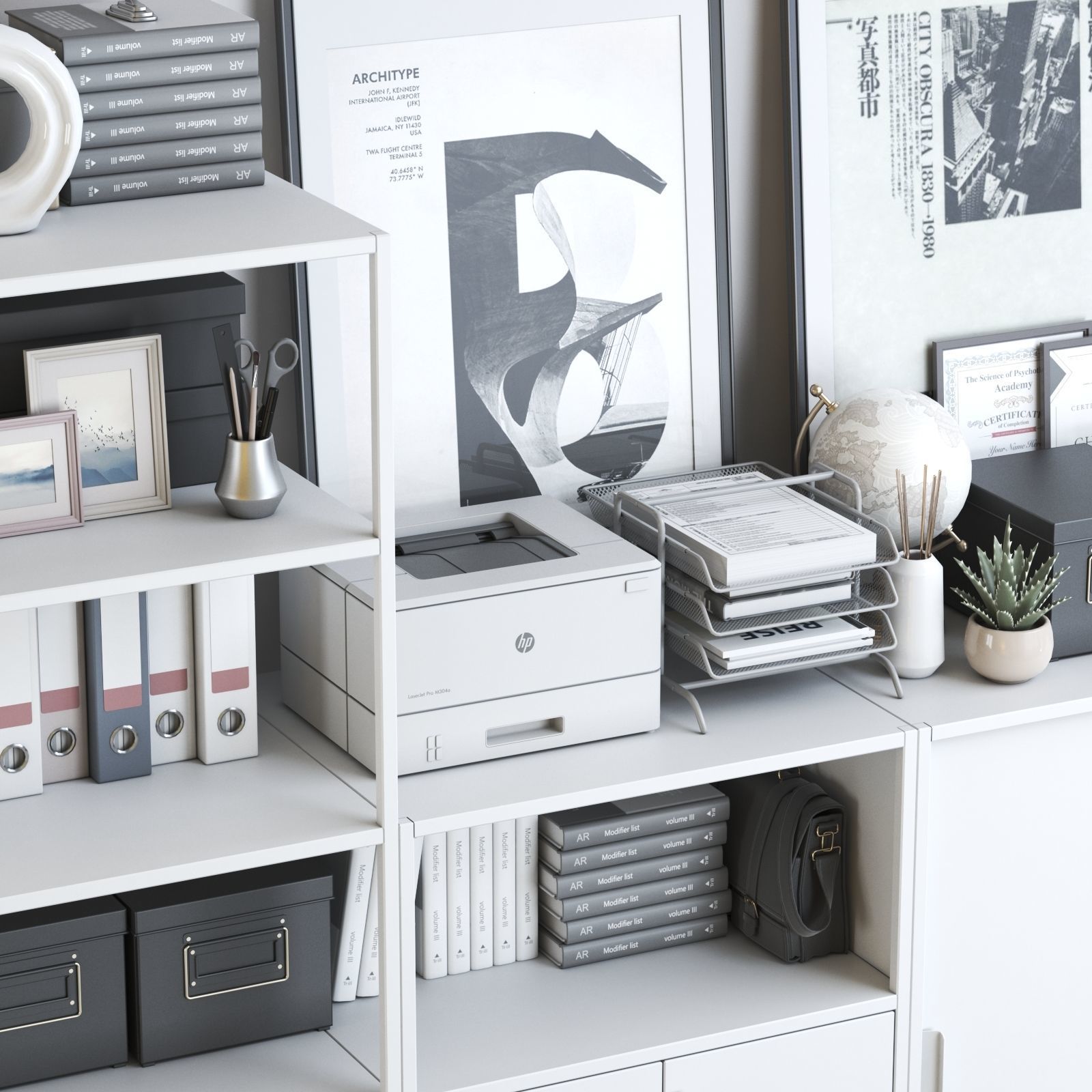 IKEA  TROTTEN rack 3D model_1