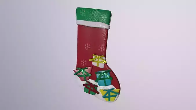 Christmas Decor Hanging Sock C