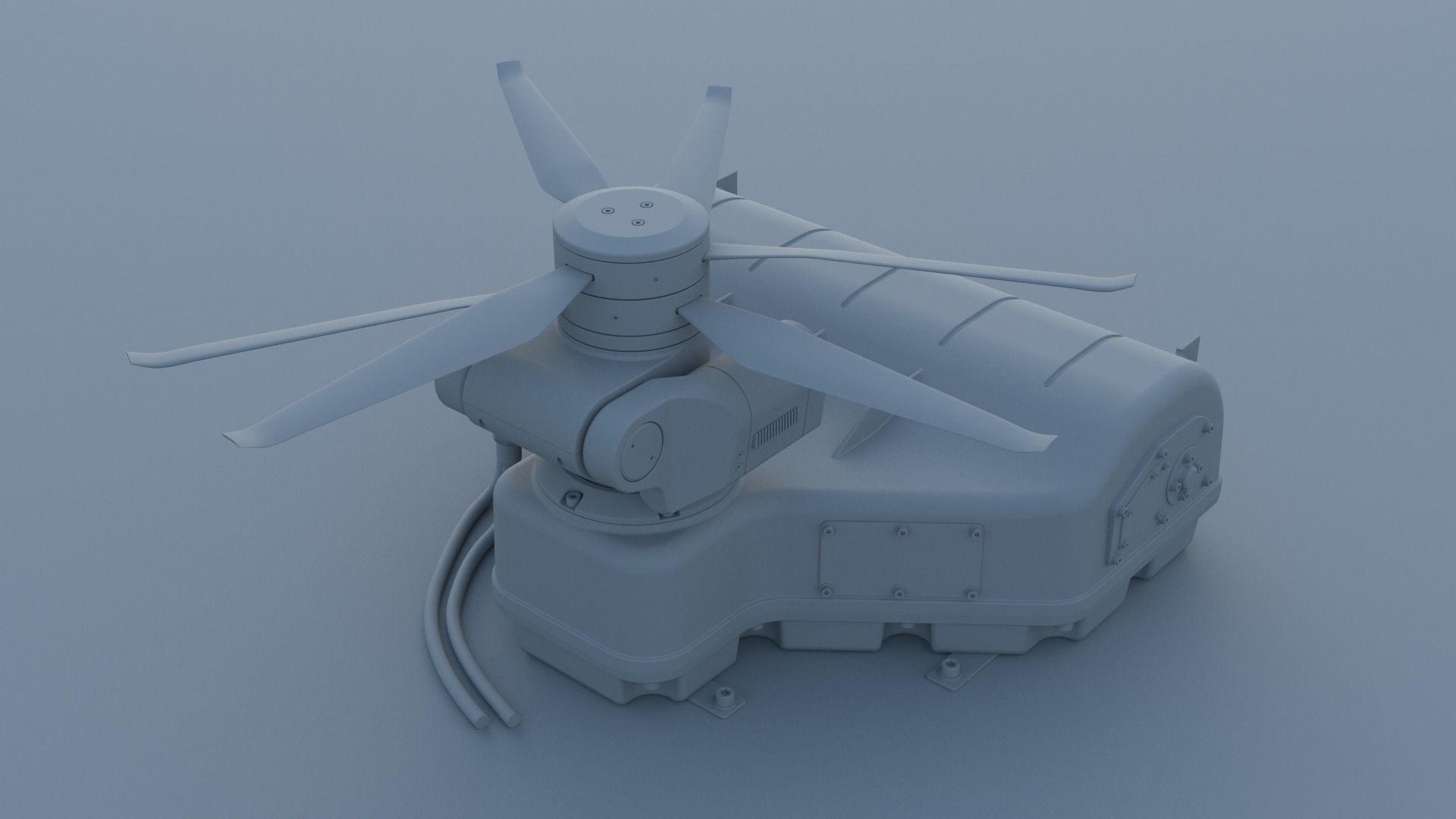 Tethered drone concept 3D model_29