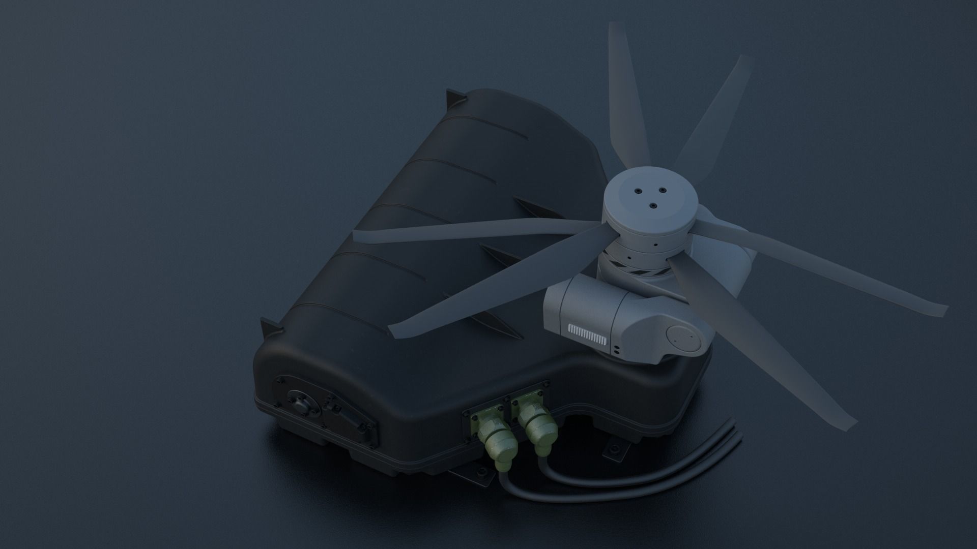 Tethered drone concept 3D model_19