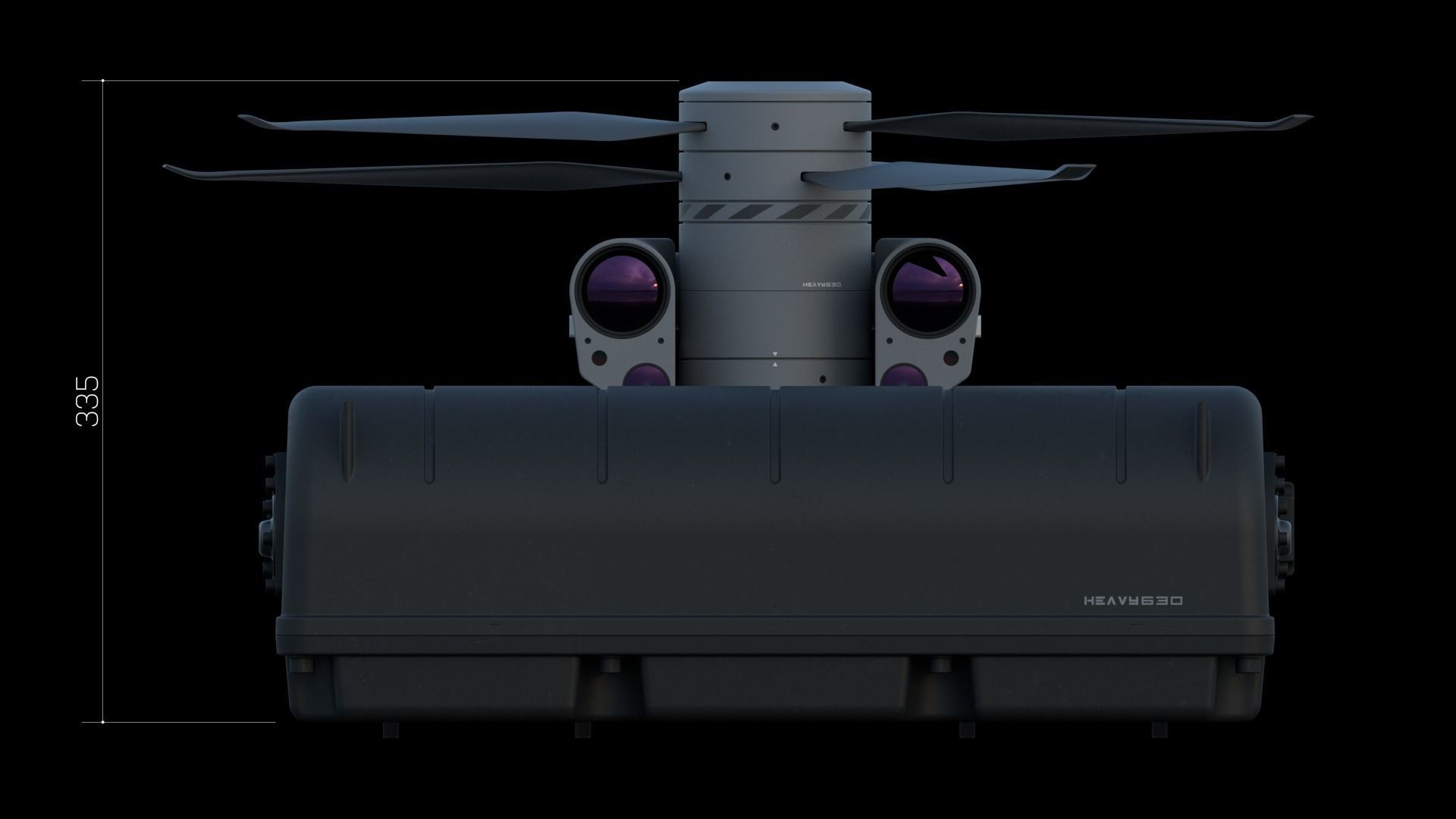 Tethered drone concept 3D model_37