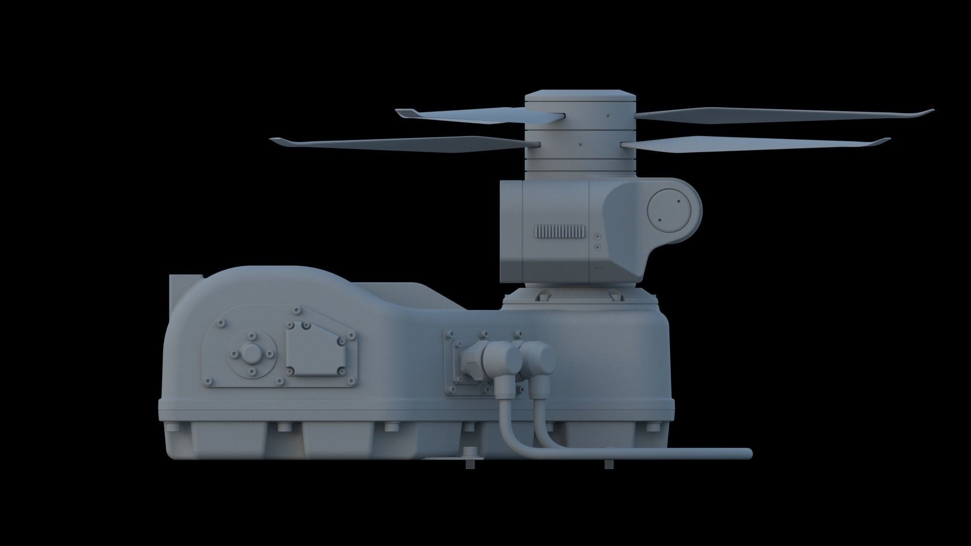 Tethered drone concept 3D model_41