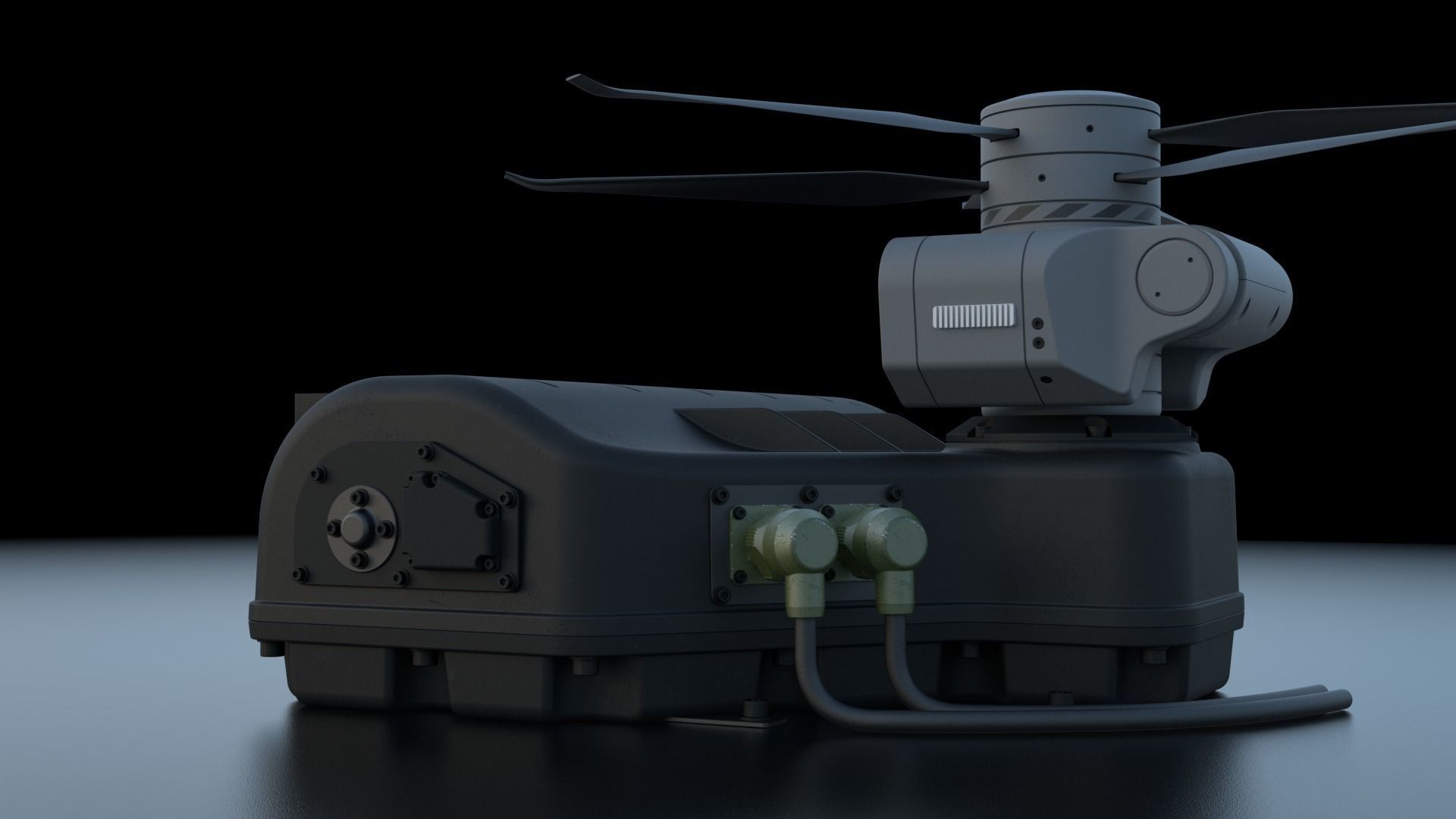 Tethered drone concept 3D model_16