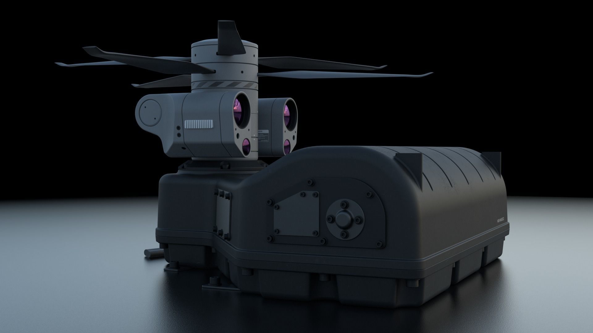 Tethered drone concept 3D model_7