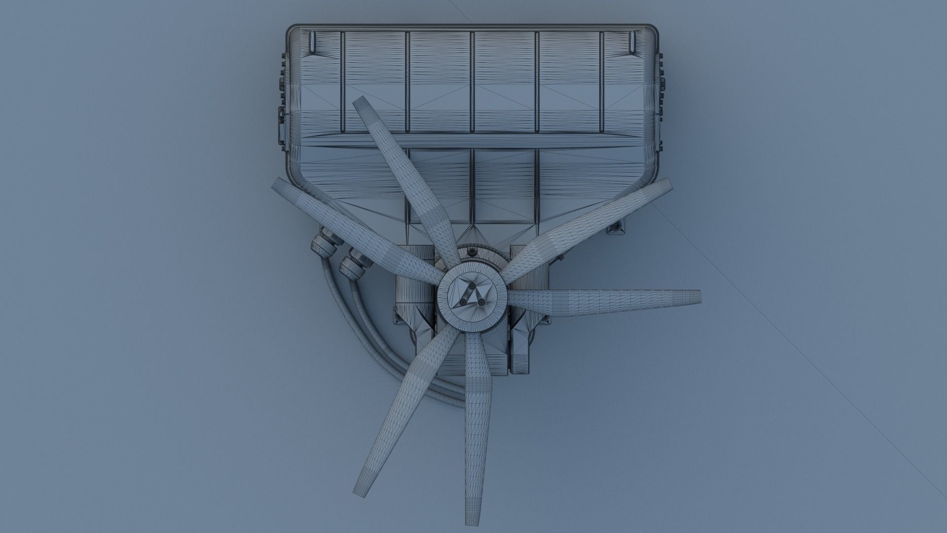 Tethered drone concept 3D model_45