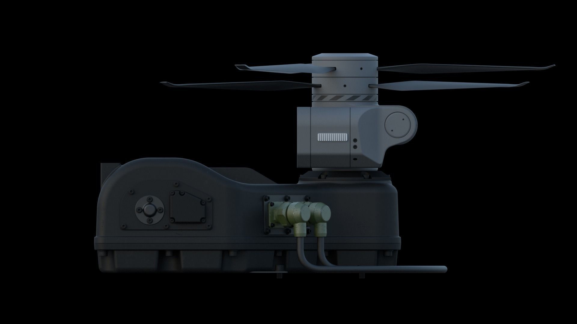 Tethered drone concept 3D model_40