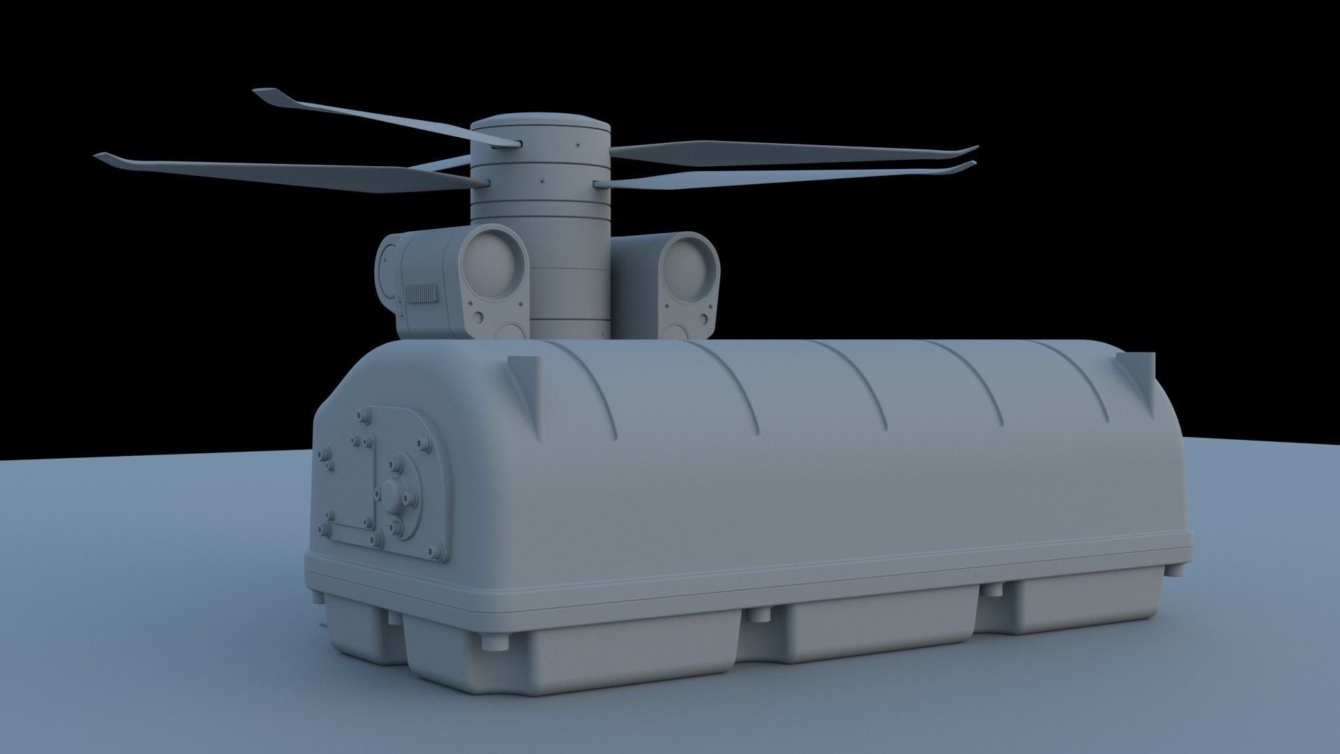 Tethered drone concept 3D model_5