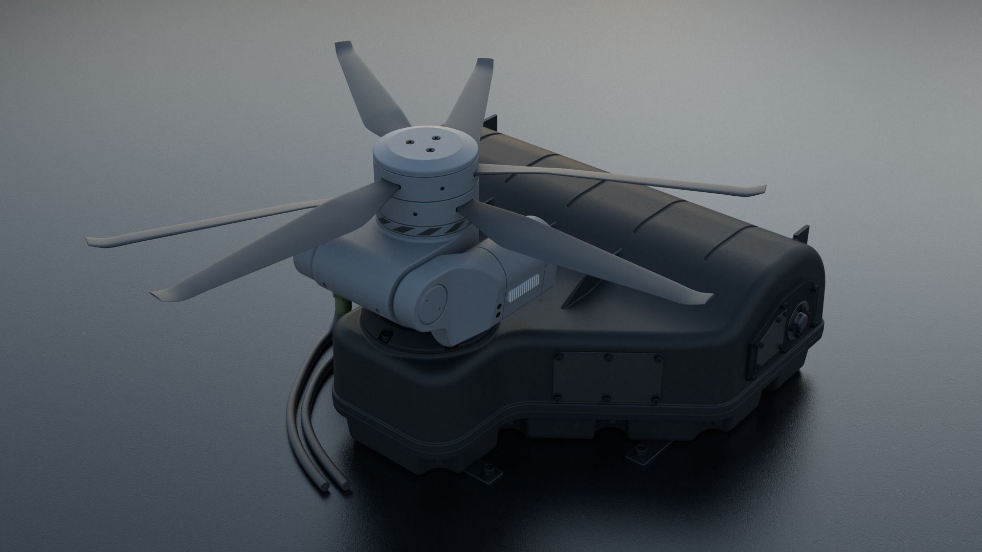 Tethered drone concept 3D model_28