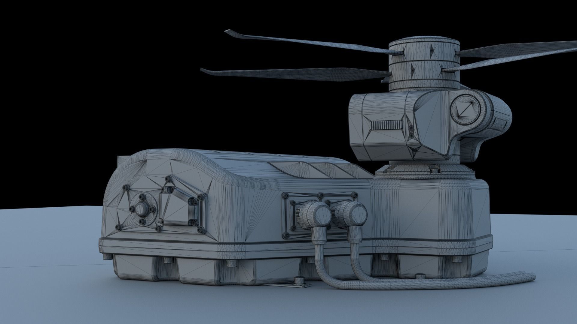 Tethered drone concept 3D model_18