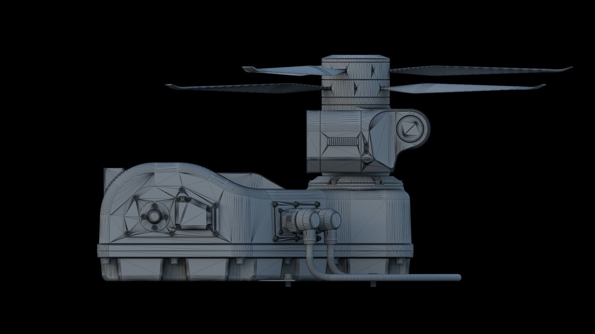 Tethered drone concept 3D model_42