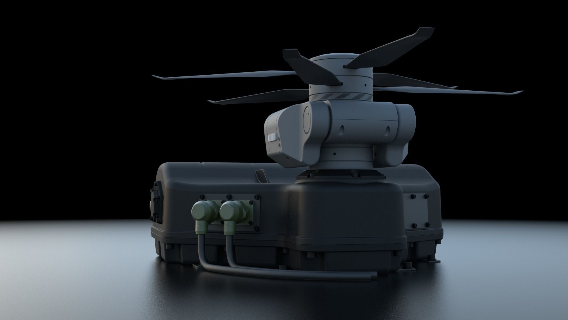 Tethered drone concept 3D model_13
