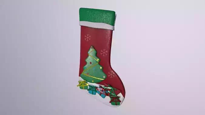Christmas Decor Hanging Sock B