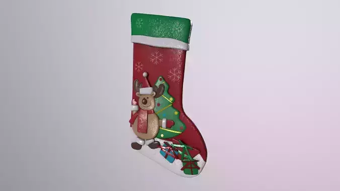 Christmas Decor Hanging Sock A