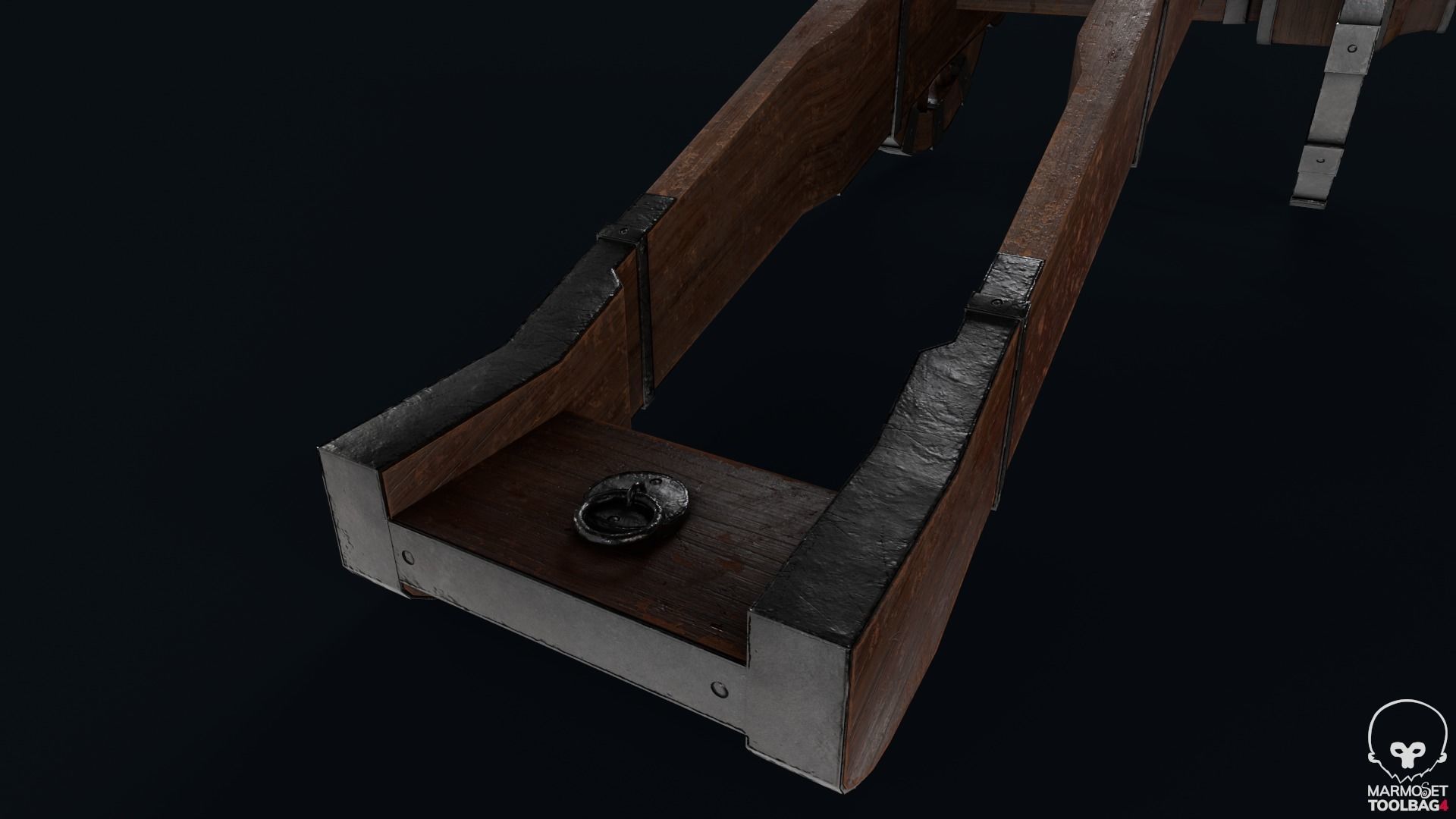 18th Cannon Low-poly 3D model_12