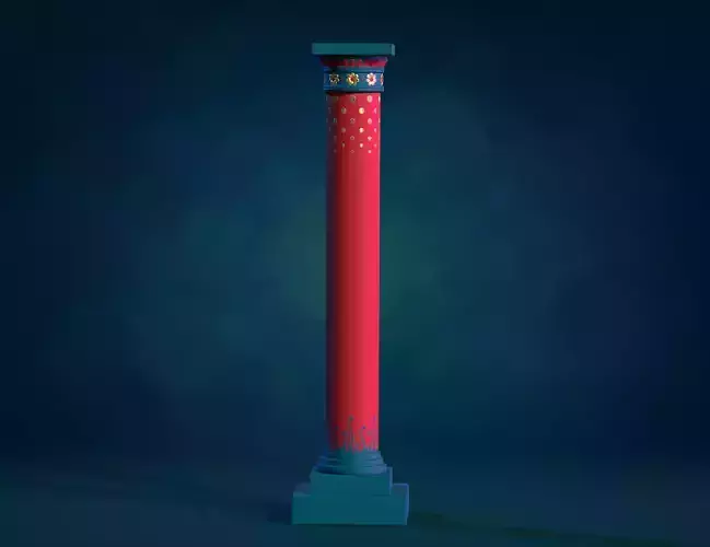 Pillar Column textured