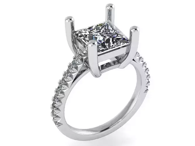 Princess Basket Setting Ring 1245