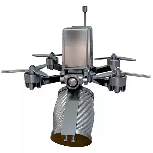 Quadcopter with grenade