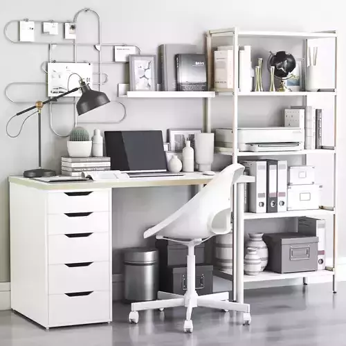 Office workplace 136 3D model