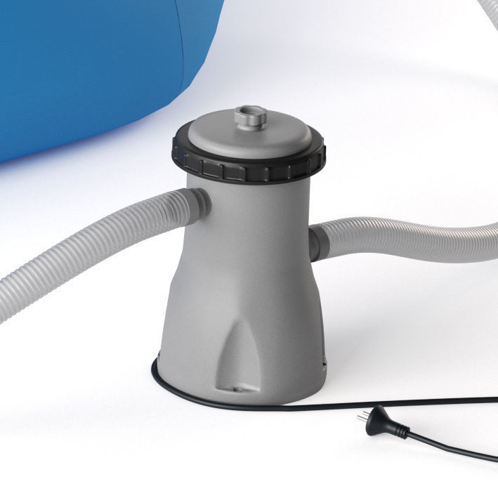 Kids Inflatable Swimming Pool 3D model_5