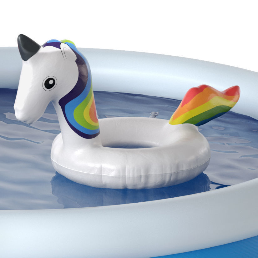 Kids Inflatable Swimming Pool 3D model_6