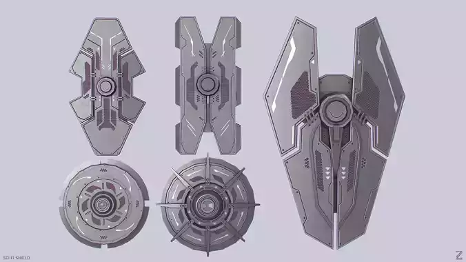 Sci fi shield collection  Sci fi shield collection