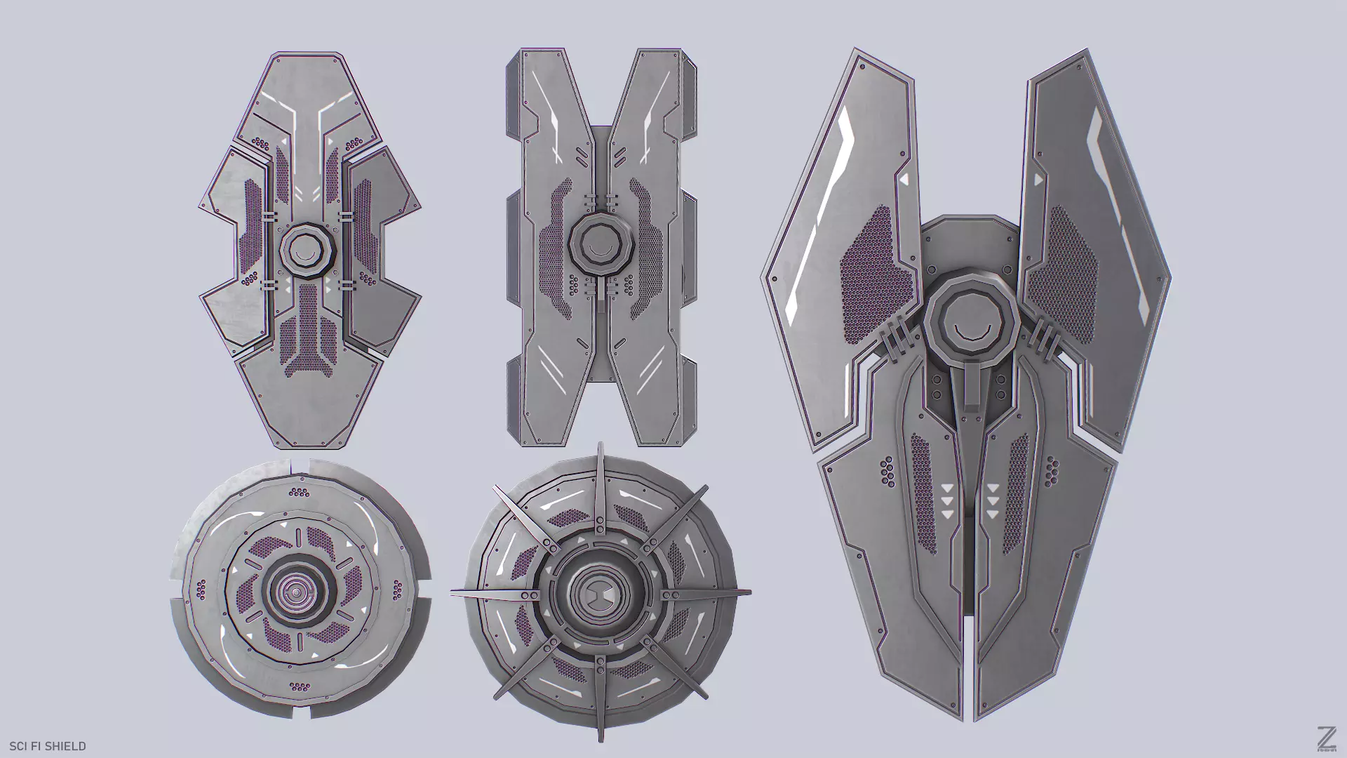 Sci fi shield collection _0