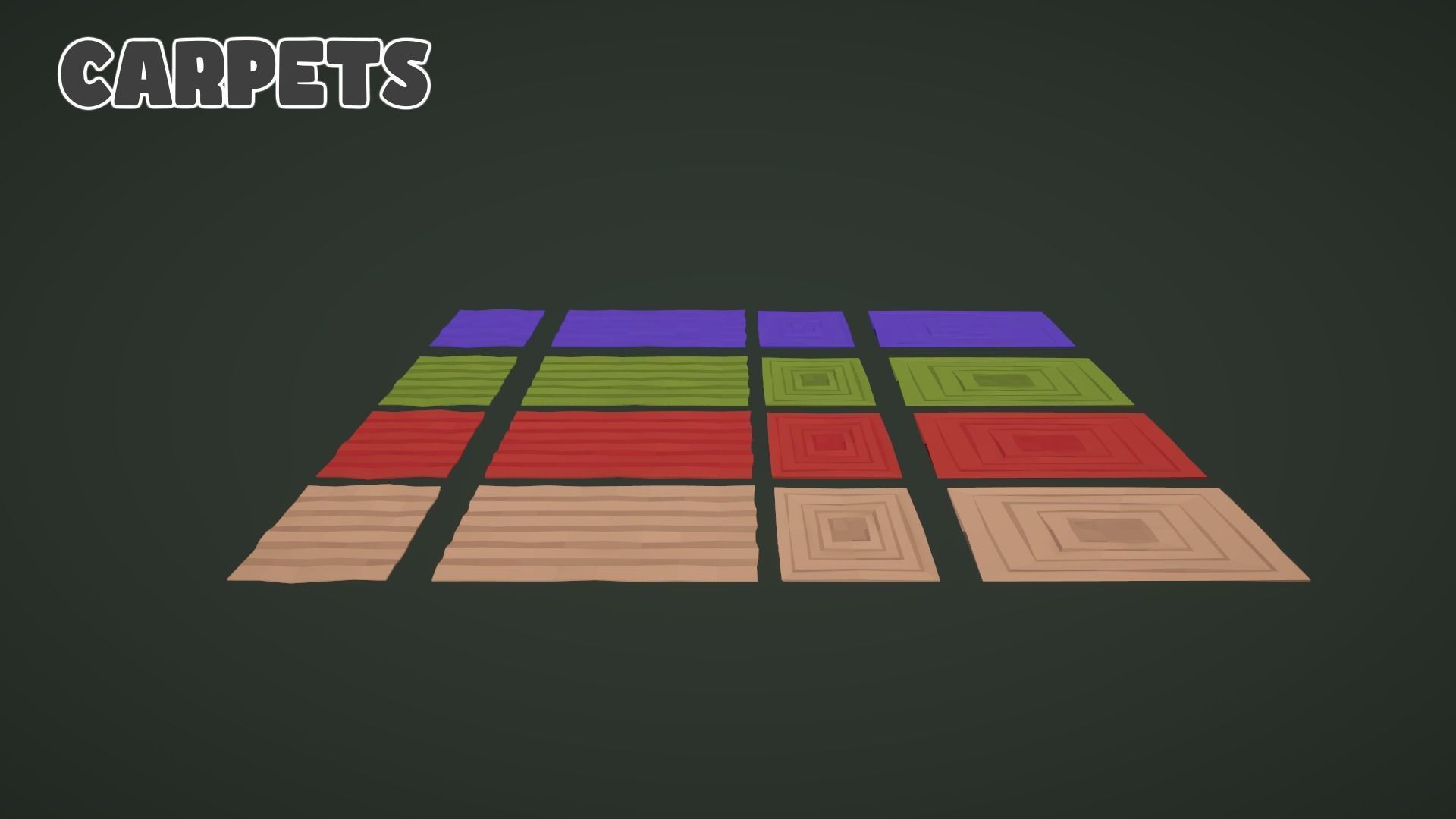 Low World - Modular Lodges and Cabins Low-poly 3D model_3