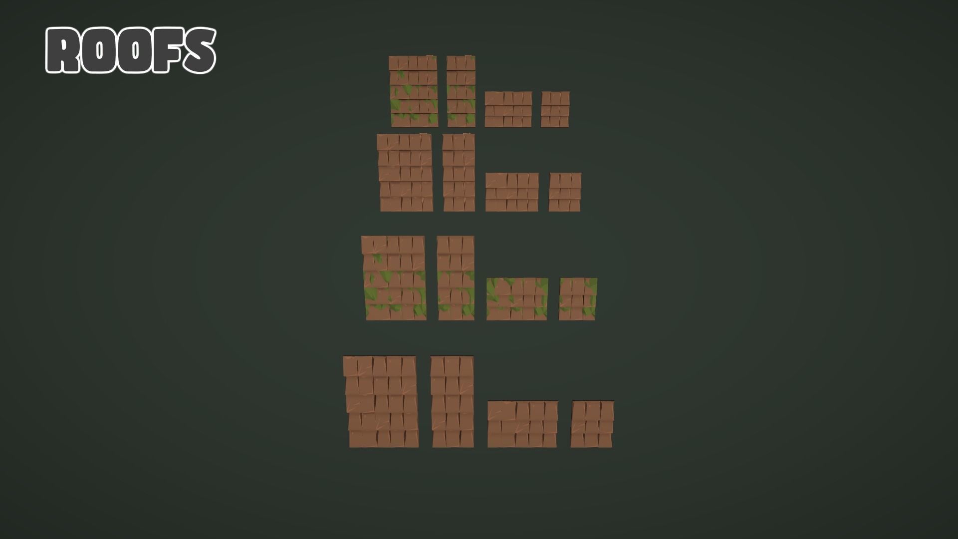 Low World - Modular Lodges and Cabins Low-poly 3D model_13