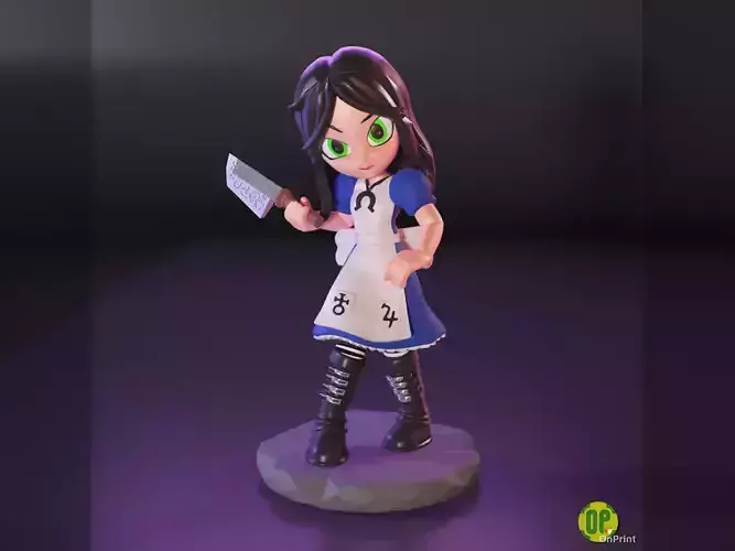 ALICE- Madness Returns Chibi 3D print model