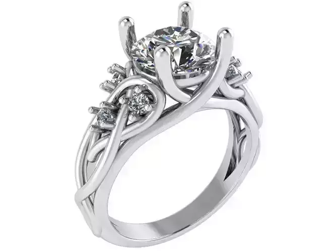 Round Diamond Ring 1263