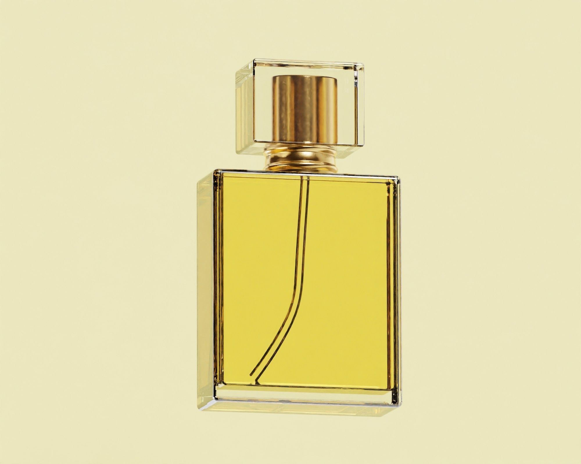 Perfume bottle Low-poly 3D model_1