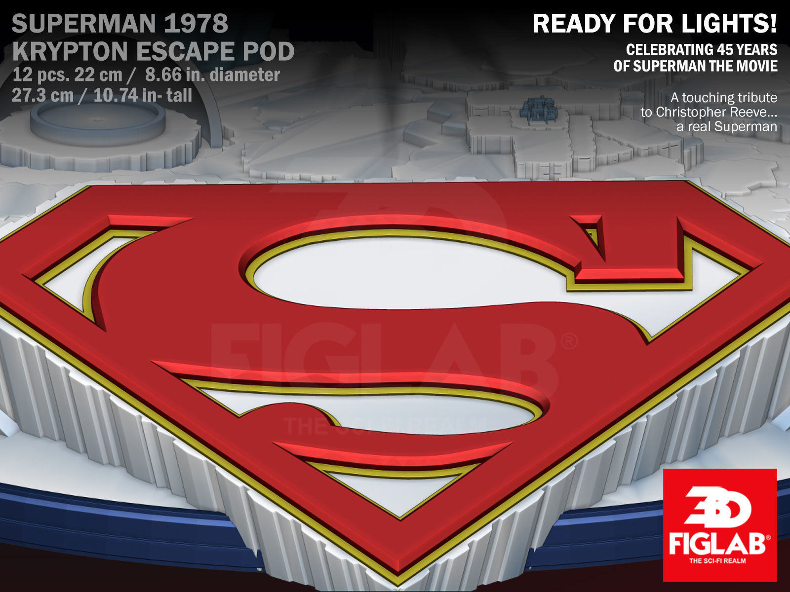SUPERMAN THE MOVIE - KRYPTON ESCAPE POD 3D model_5